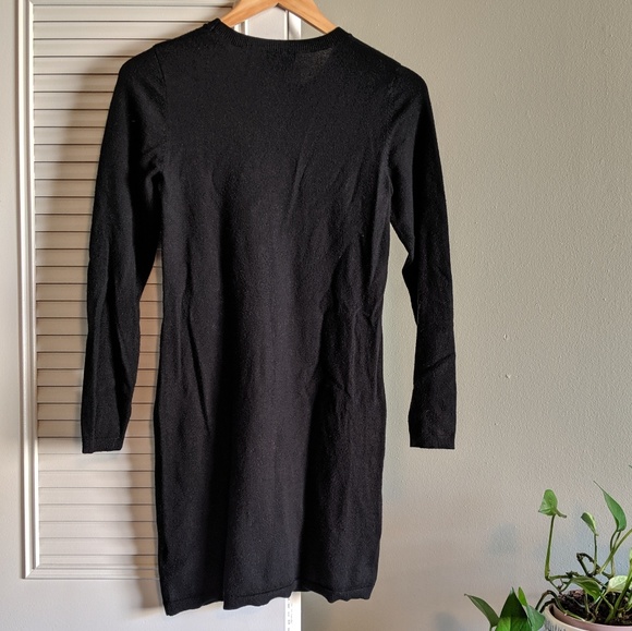 Merona Black Sweater Dress - Picture 2 of 4